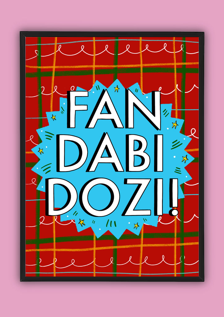 Fandabidozi Illustration Print