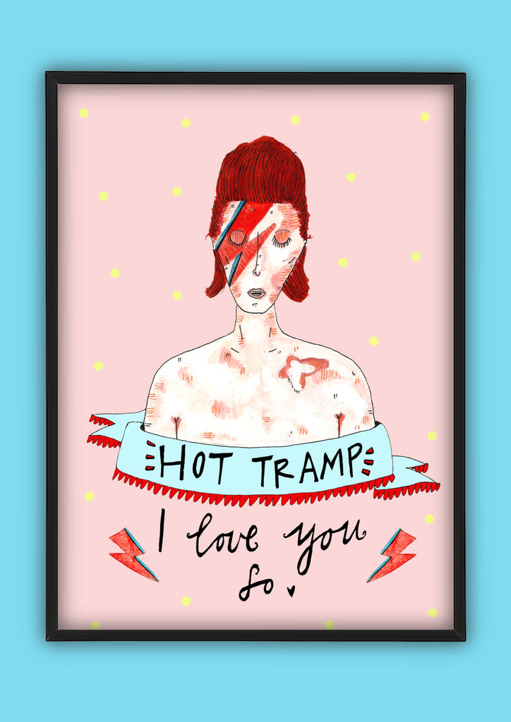 BOWIE 'Hot Tramp I Love You So' Illustration
