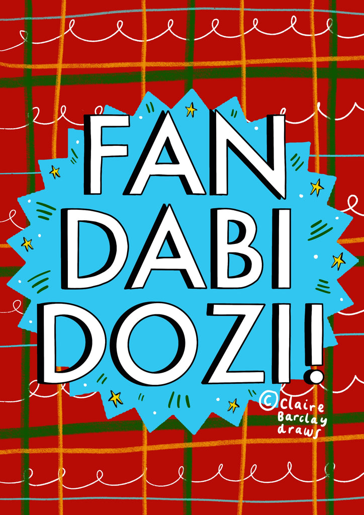 Fandabidozi Illustration Print