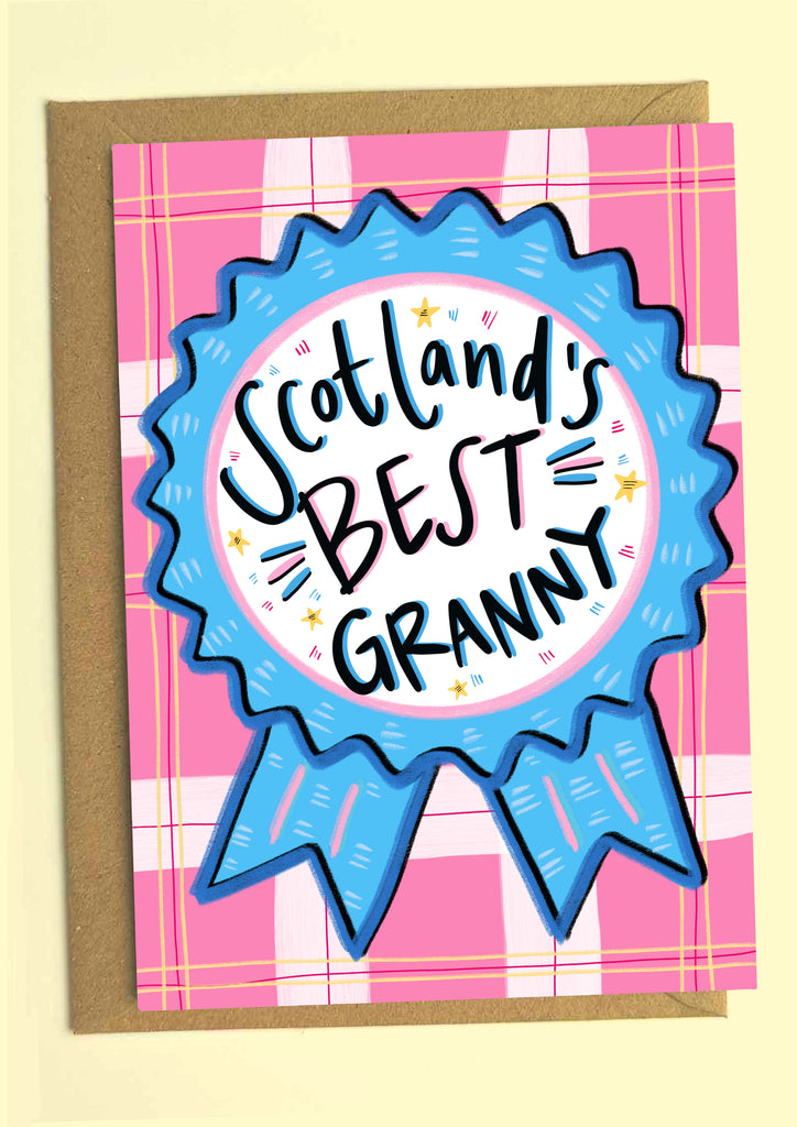 Scotland’s Best Granny! Greetings Card