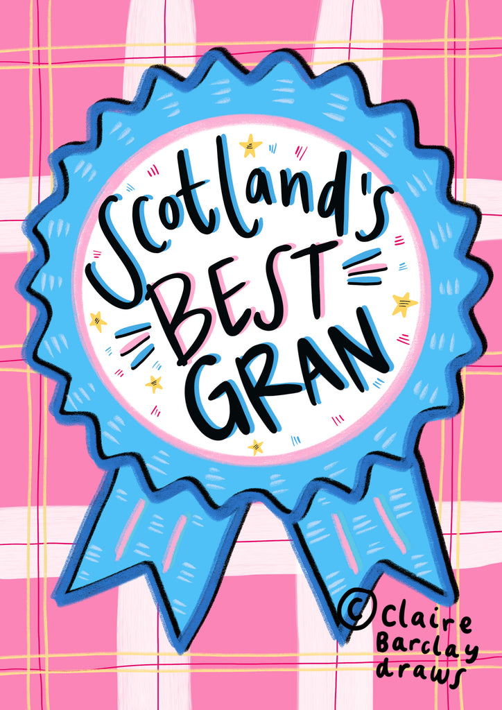 Scotland’s Best Gran! Greetings Card