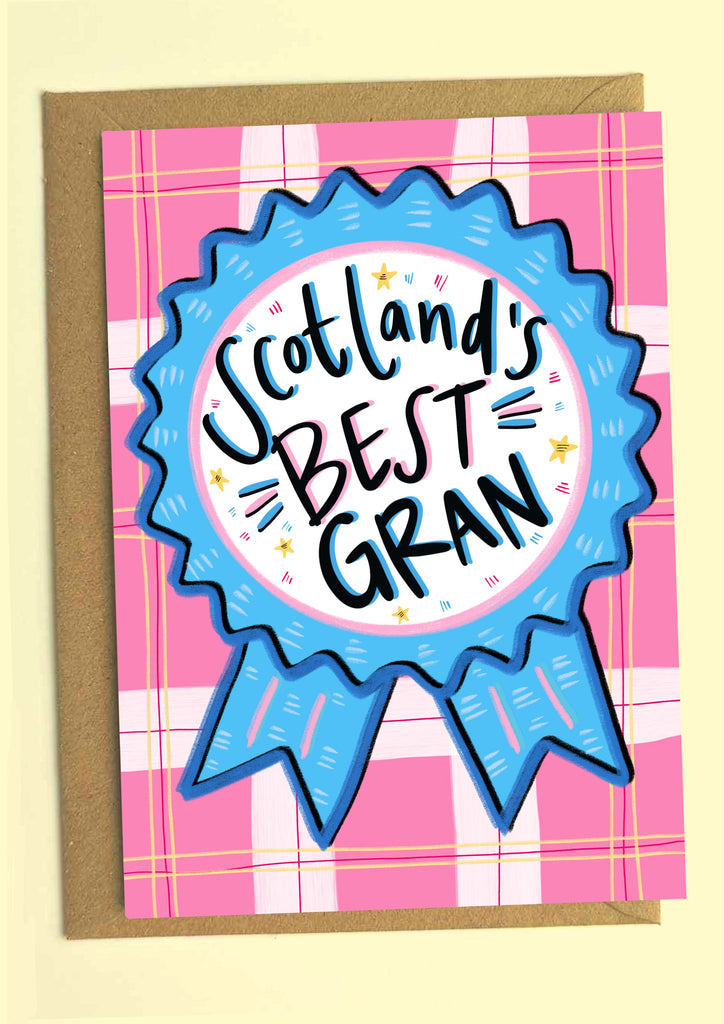 Scotland’s Best Gran! Greetings Card