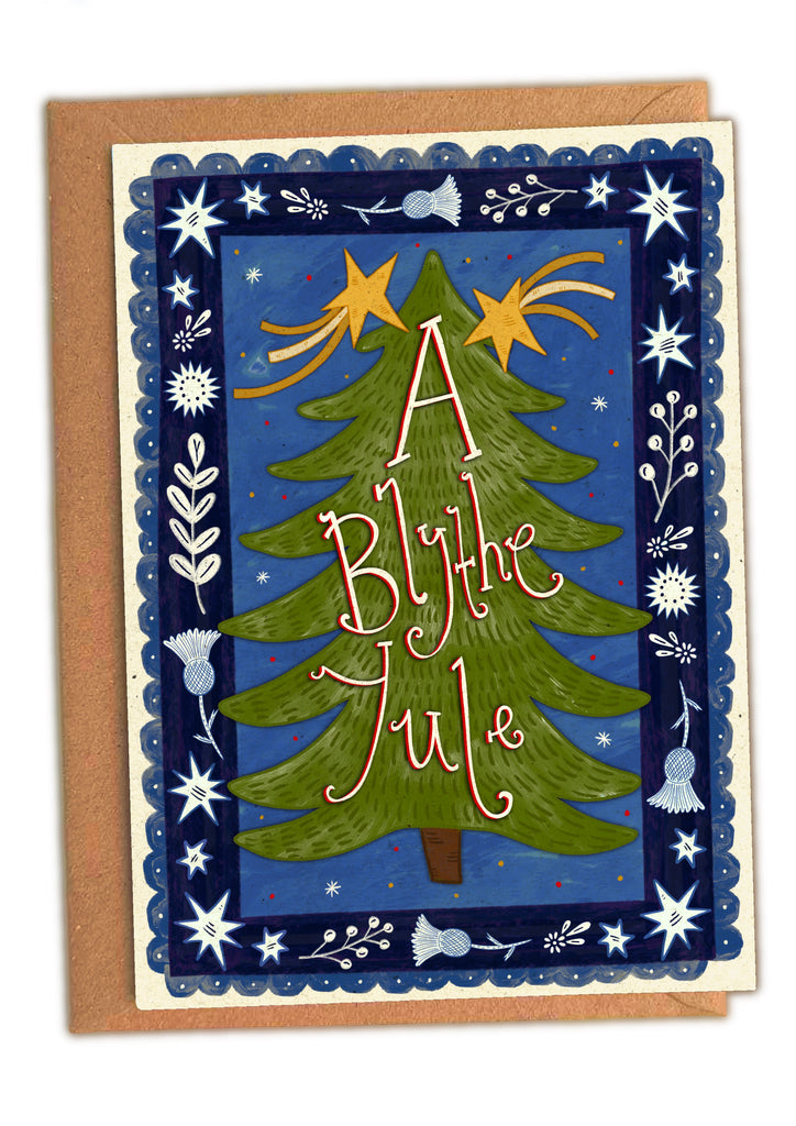 A Blythe Yule Scottish Christmas Card