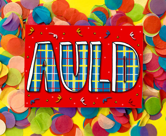 'AULD!' Greetings Card